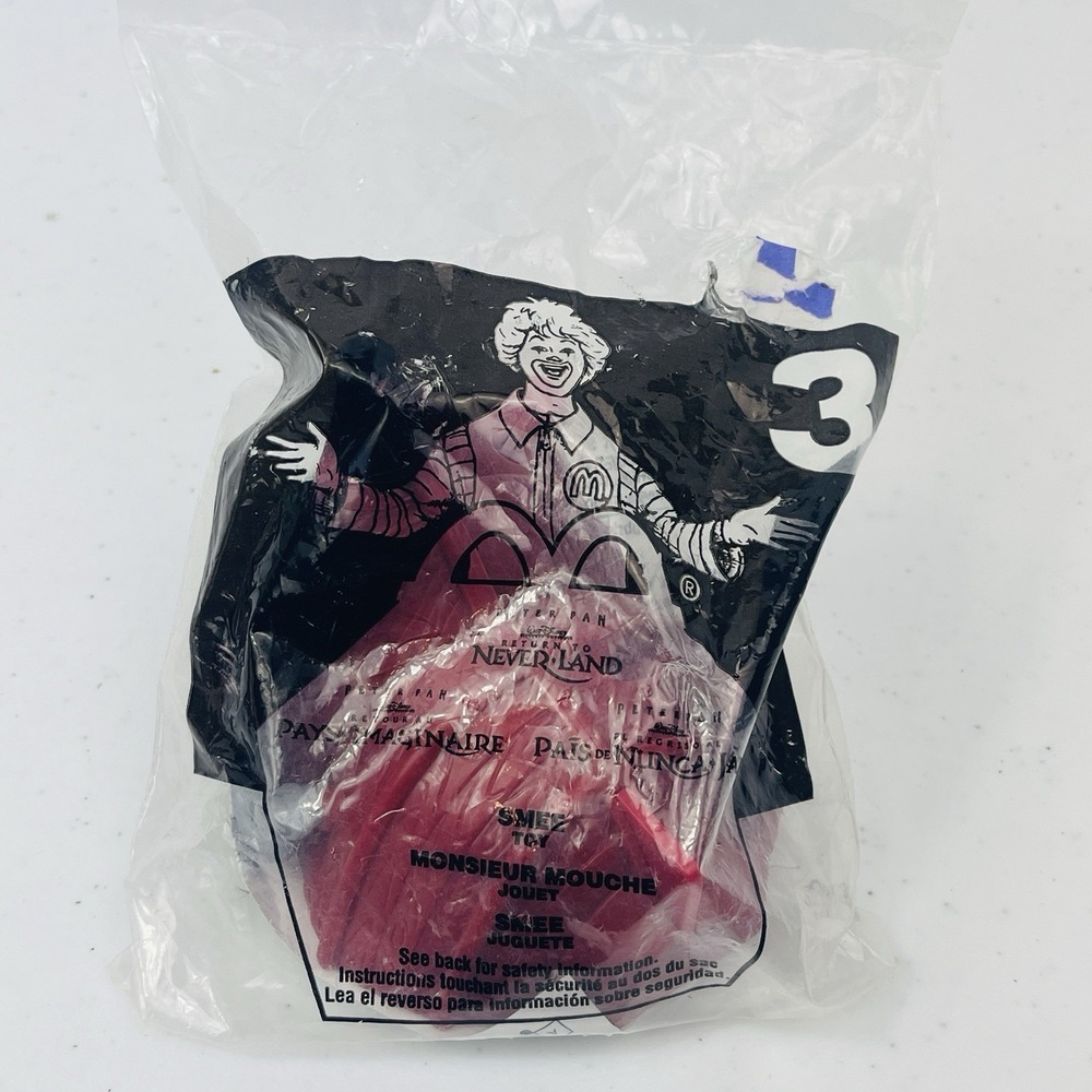 McDonald's Happy Meal Toy 2002 Return To Neverland Mr Smee #3 New